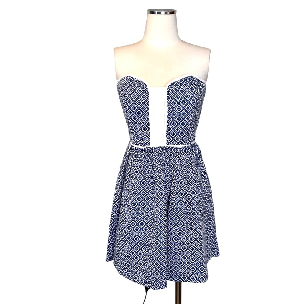 ANTHRO Ella Moss Vintage Vibes Debbie Sweetheart Dress Sz S - Picture 3 of 6